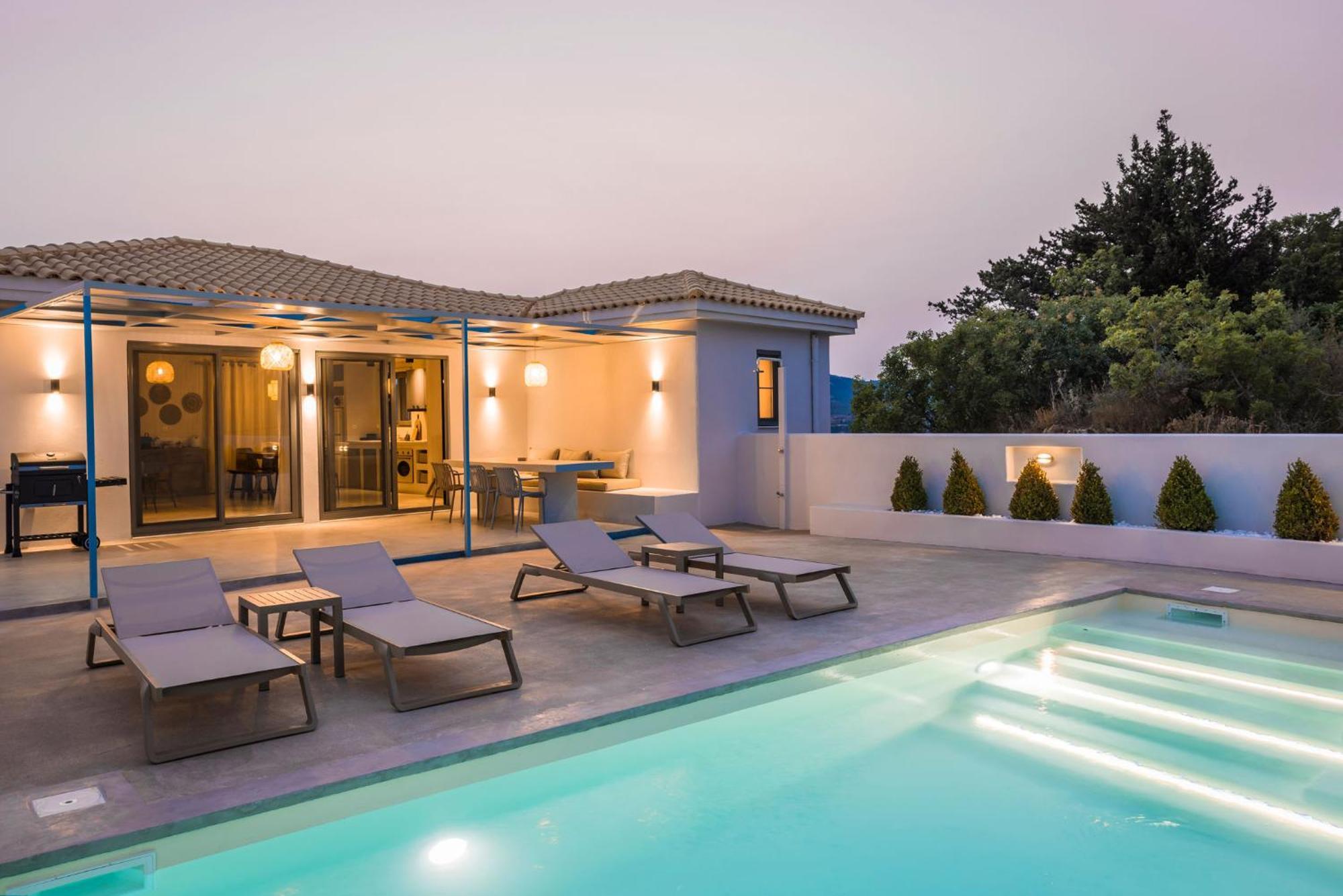 Villa Mirto - Iris Sunset Villas Lepedha Экстерьер фото